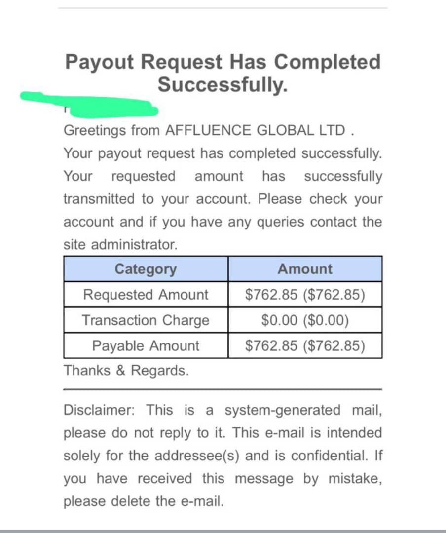Payout Screenshot 2